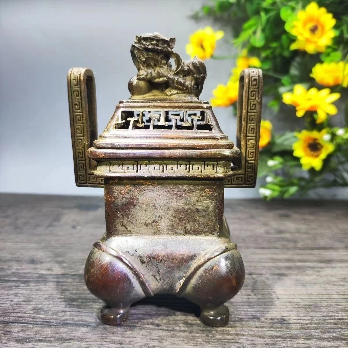 中国风铜制香炉| eBay