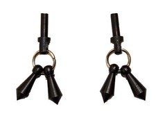 AJ Tack Black Jingle Bobs para Western Spurs