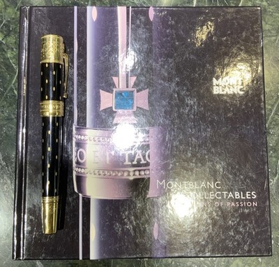 Montblanc Füller Elisabeth I Limitiert 4810 Von 2010 Lack Und 750 Gold