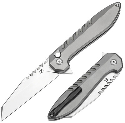 Kansept Knives Kosame Folding Knife 3.38'' 154CM Steel Blade Titanium/G10 Handle