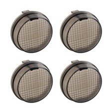 NTHREEAUTO 4PCS Smoked Turn Signal Lens Cover Front Rear Compatible with Kawa...