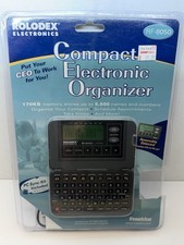Rolodex RF-8050 Compact Electronic Organizer 170KB New Sealed PC Sync Kit