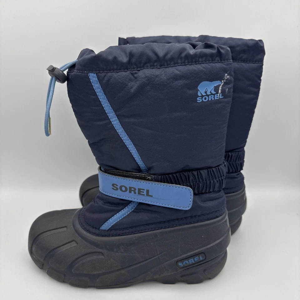 SOREL Botas de Nieve de Invierno Flurry Juvenil Azul Marino Talla Juvenil 3 Foto 4 de 4