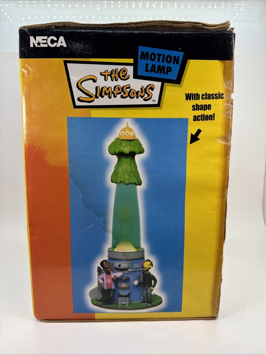 NECA The Simpsons MOTION LAVA LAMP Glow in The Dark Scene 2003