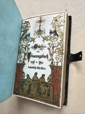 Gebetbuch Gebet und Erbauungsbuch katholischer Christen 1855 Silber Verschluss