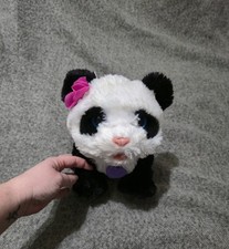 Furreal Friends My Baby Panda Pom Pom Interactive Walking Toy Plush Works