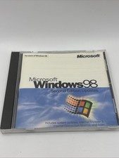 Microsoft Windows 98 Second Edition Updates CD Only No Production Key