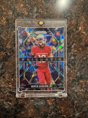 Marvin Harrison Jr. [Blue Ice] #12 2024 Panini Prizm Prizmatic card