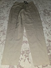 Size 10 Prettylittlething Tapered Trousers, Beige