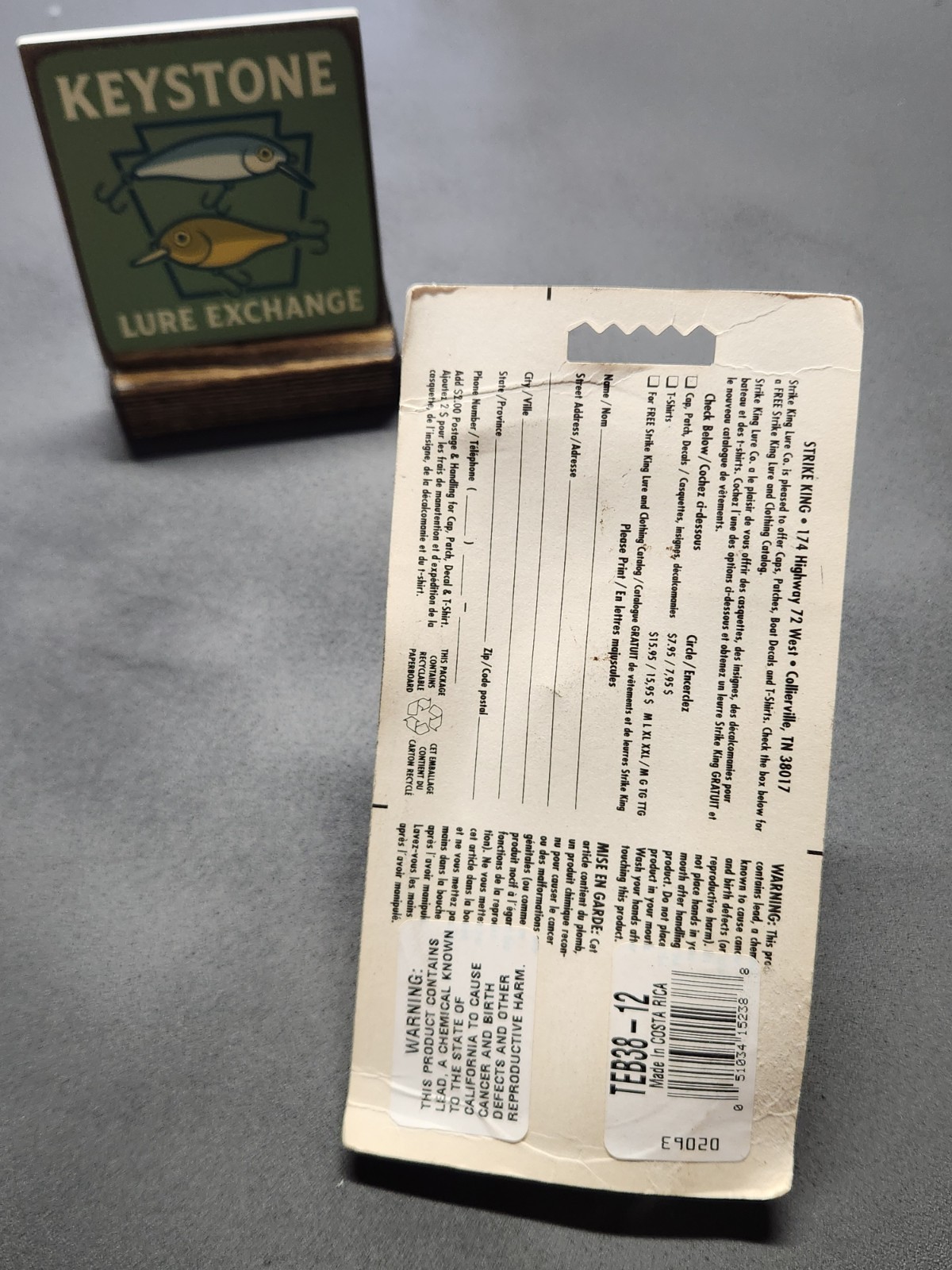 Vintage Discontinued Strike King Titanium Buzzbait. 3/8oz. White. Kevin Vandam. - Image 2