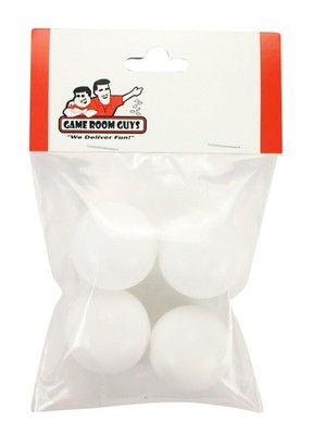 4 White Smooth Surface Tornado Dynamo Shelti Foosballs