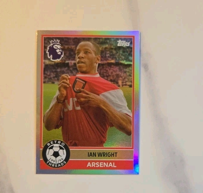Ian Wright Topps PL 2026 RETRO THREADS Card # 381. New