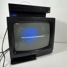 RARE SHARP CV-3707HD CRT Cube Retro Gaming Monitor/TV 14&rsquo; Inch Working Prop