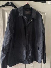 french connection mens navy coach jacket medium