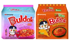 10 Pack - Samyang Buldak Swicy & Taco Flavor Ramen