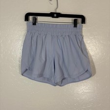 Lululemon Track That Shorts Womens 6 Purple High Rise Lined Running Athletic