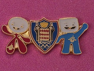 2006 Torino Italy Olympic NOC Team Pin Monaco