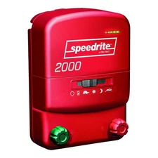 Speedrite 2000 Energizer 20 Mile Fence Charger. AC/DC Powered 80 Acres SEALED