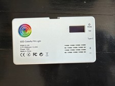 LCD Display Fill Light Panel Dimmable RGB LED Video Light Photography Camera
