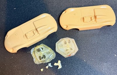 2 Porsche RSK Body/Windshield #3 High Detailed Resin Model Kit 1/24 US Seller