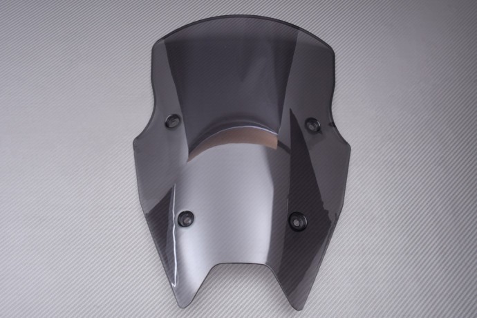 Parabrisas teinté anti-rayures pour BMW R1250 RS avec déflecteur d'air haute résistance