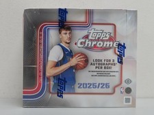 2025-26 Topps Chrome NBA Basketball Factory Sealed Jumbo Hobby Box (a)