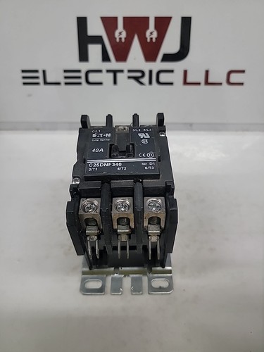 Eaton C25DNF340  40A 3POLE Contactor w/24V Coil