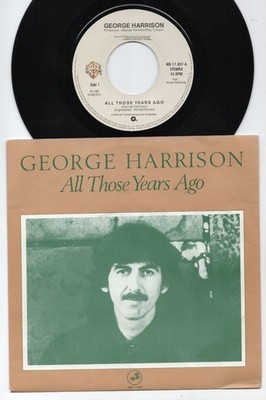 George HARRISON * All Those Years Ago * 1984 HOLLAND 7'' 45 * BEATLES *