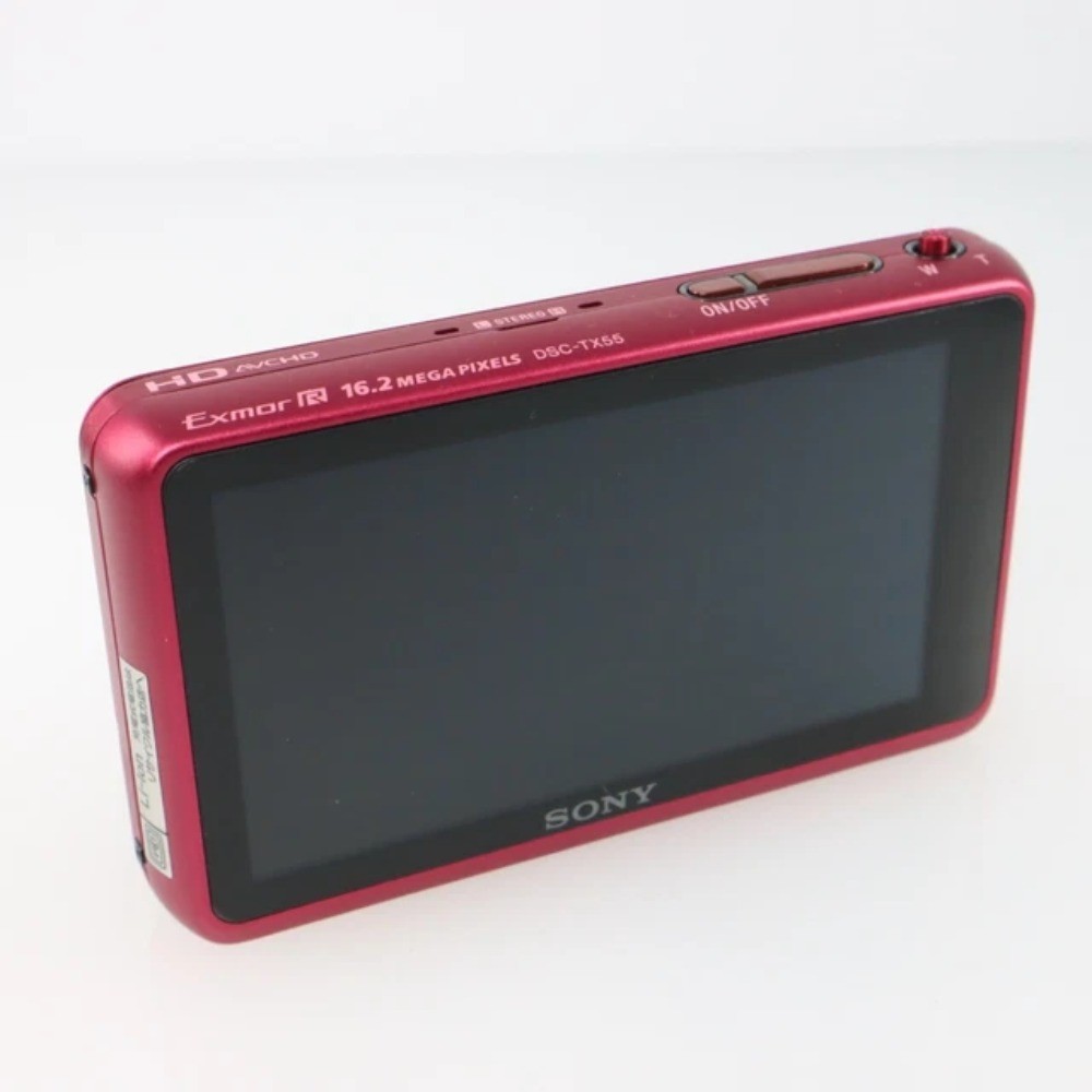 SONY CyberShot DSC-TX55 (良品） Sony Cyber-shot DSC-TX55 Digital Camera Red 5x Optical Zoom 16.2