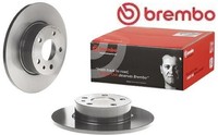 2X Bremsscheibe Brembo 08.3126.21 2 Bremsscheiben Hinterachse Hinten