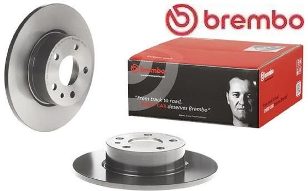 2X Bremsscheibe Brembo 08.3126.21 2 Bremsscheiben Hinterachse Hinten-image