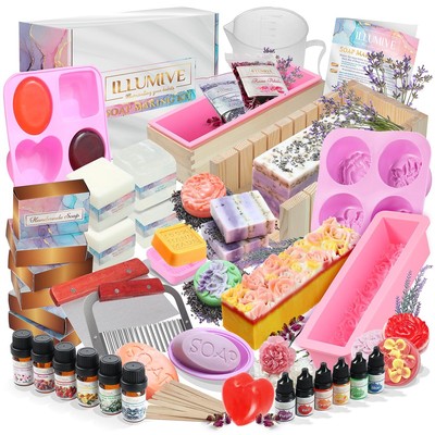 Deluxe Soap Making Kit - Complete DIY Supplies for Homemade Soap