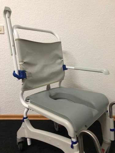 Aqatec Ocean XL Dusch- und Toilettenstuhl Toilettenrollstuhl inkl. Eimer TOP - Bild 4 von 11