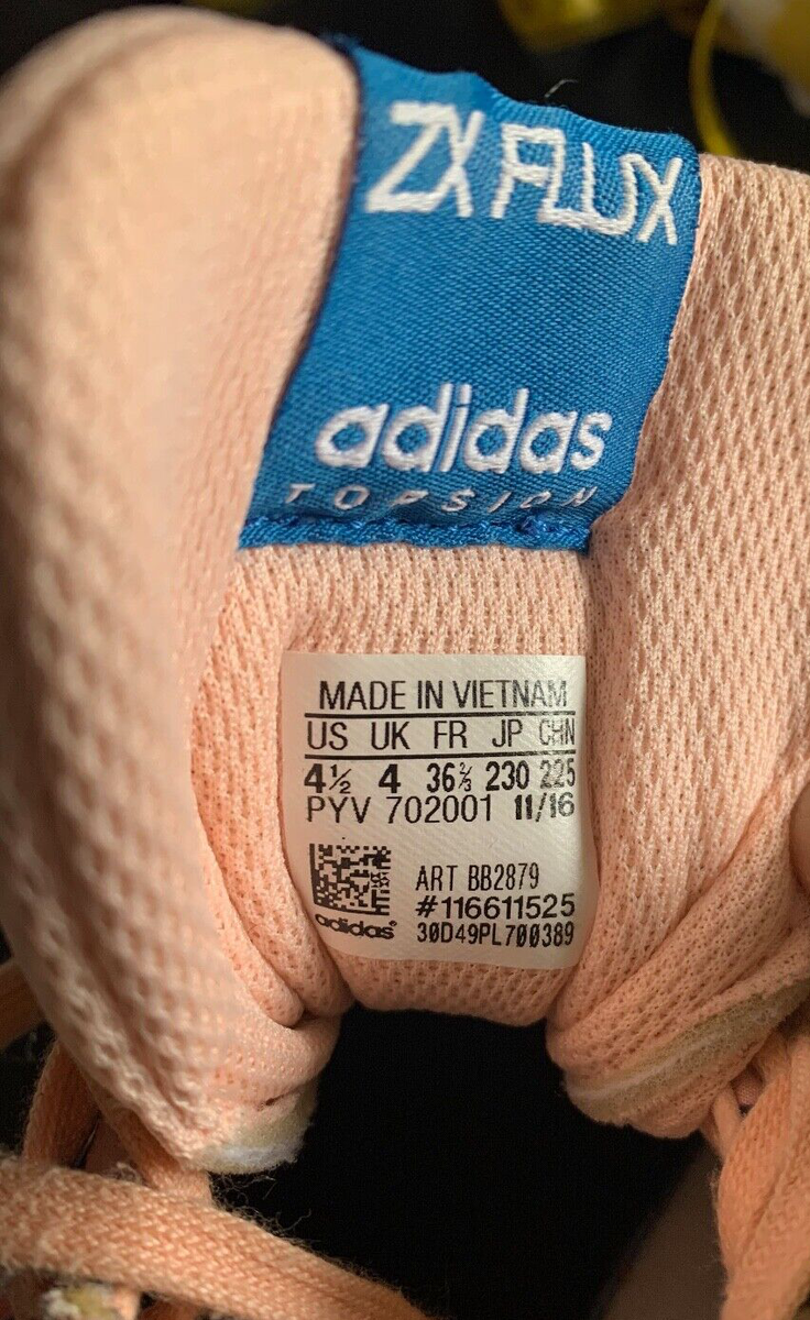 ADIDAS ZX FLUX TORSION CORAL HAZE BB2879 RUNNING SHOES SNEAKERS