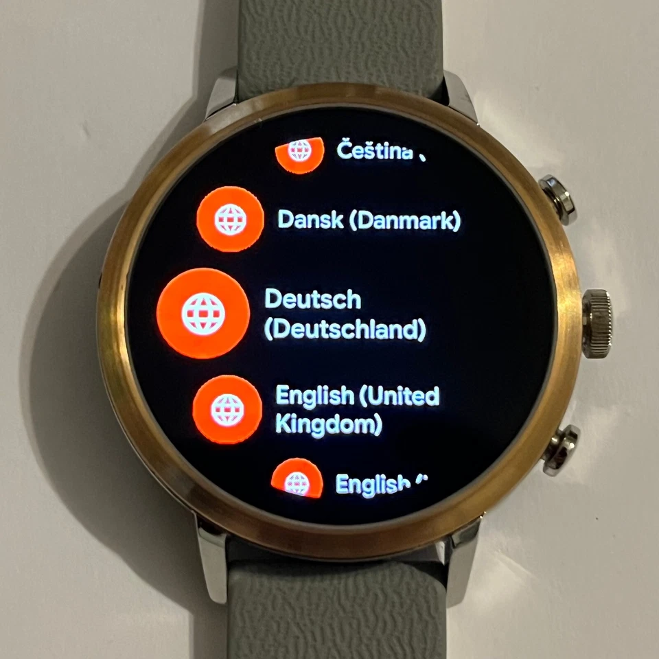 Reloj inteligente Fossil Gen 4 40 mm Venture HR oro rosa acero inoxidable FTW6015 DW7F1 Foto 3 de 4