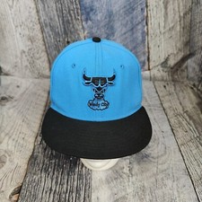 Chicago Bulls Hat Youth Black Blue New Era Hardwood Classics Cap Snap Back Logo