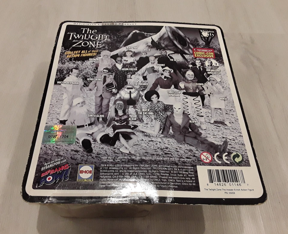 Bif Bang Pow Twilight Zone The Invader Action Figure SERIES 5 EPISODE 51 NEW NIB - Image 4 of 4