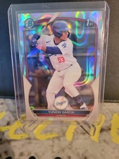2023 Bowman Chrome Yunior Garcia #BP-142 Lava Refractor /399 Los Angeles Dodgers