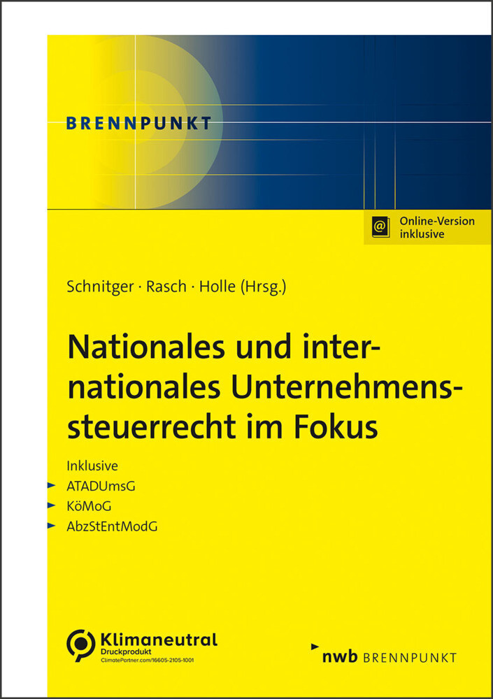 Thumbnail - Nationales Und Internationales Unternehmenssteuerrecht Fokus | Deutsch