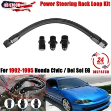 Power Steering Rack Loop Kit For Honda Civic / Del Sol EG 1992 1993 1994 1995