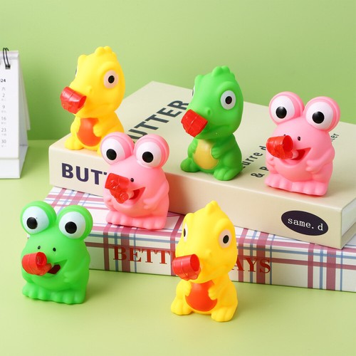 5 PCS Frog Dinosaur Sticking Out Squeeze Pig Toys With Popping Child - 第 12/12 張圖片