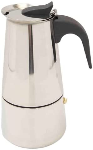 Coffee Brewer 6 Cup Italian Moka Pot Stovetop Stainless Stee