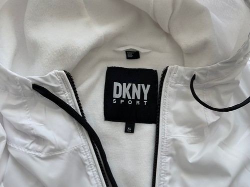 DKNY Sport Ladies Jacket, Windbreaker, White, Size X-LARGE, Bnwot - Picture 3 of 12