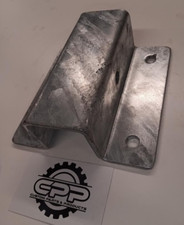 Mezzanine Floor Hand Railing Brackets 50mm Box Section Clamp Galvanized, Top Hat