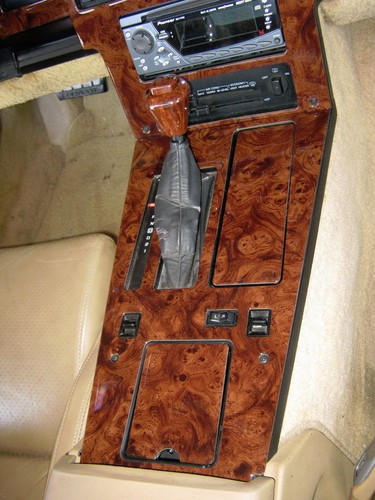 INTERIOR BURL WOOD DASH TRIM KIT SET FITS CHEVROLET CORVETTE 1986 1987 1988 1989 - Picture 4 of 10