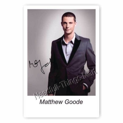Matthew Goode aus Dancing on the Edge -  top Autogrammfotokarte [AK2]