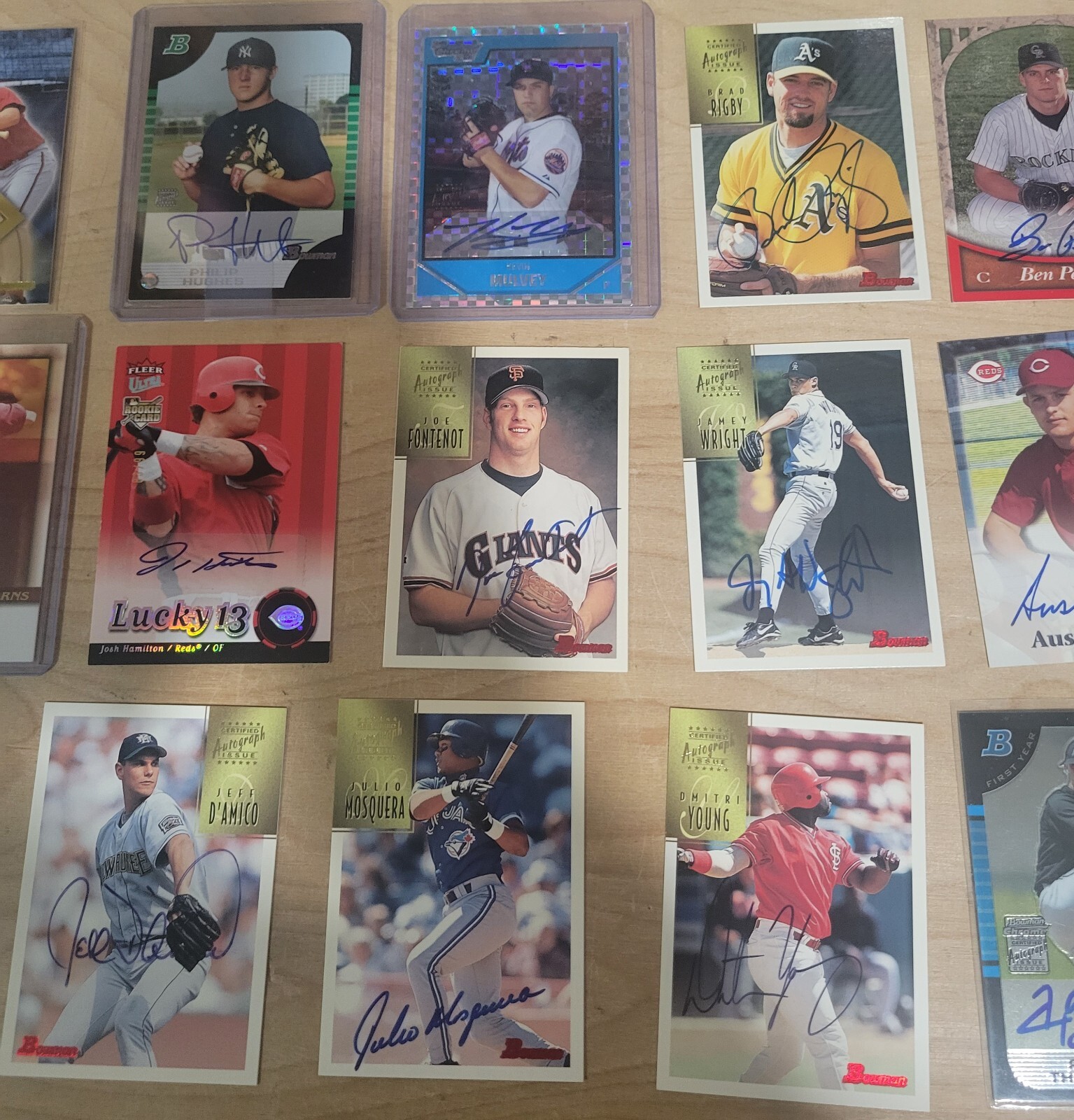 Baseball Card Auto / Game Used Collection Investment view 2