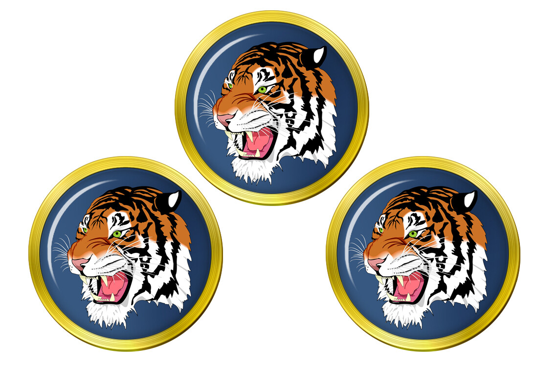Tiger's Head Golf Ball Markers