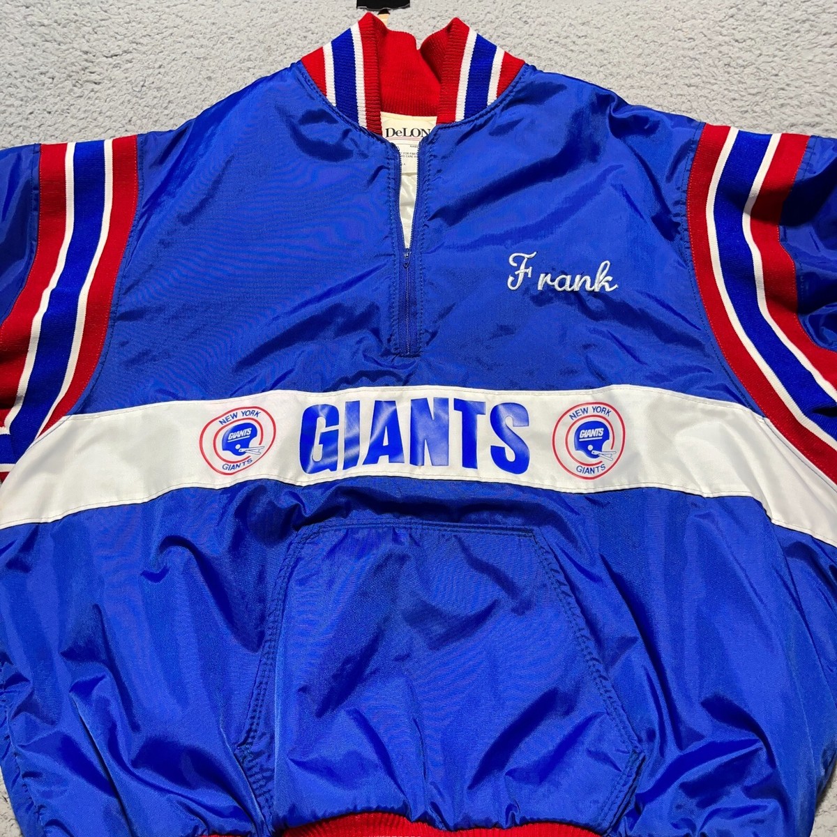 ウォームアップウェア Delong 80's nylon pull over jacket
