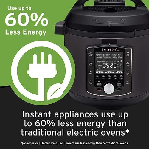 Instant Pot Pro 10-in-1 Pressure Cooker Slow Cooker Rice/Grain Cooker Steamer...